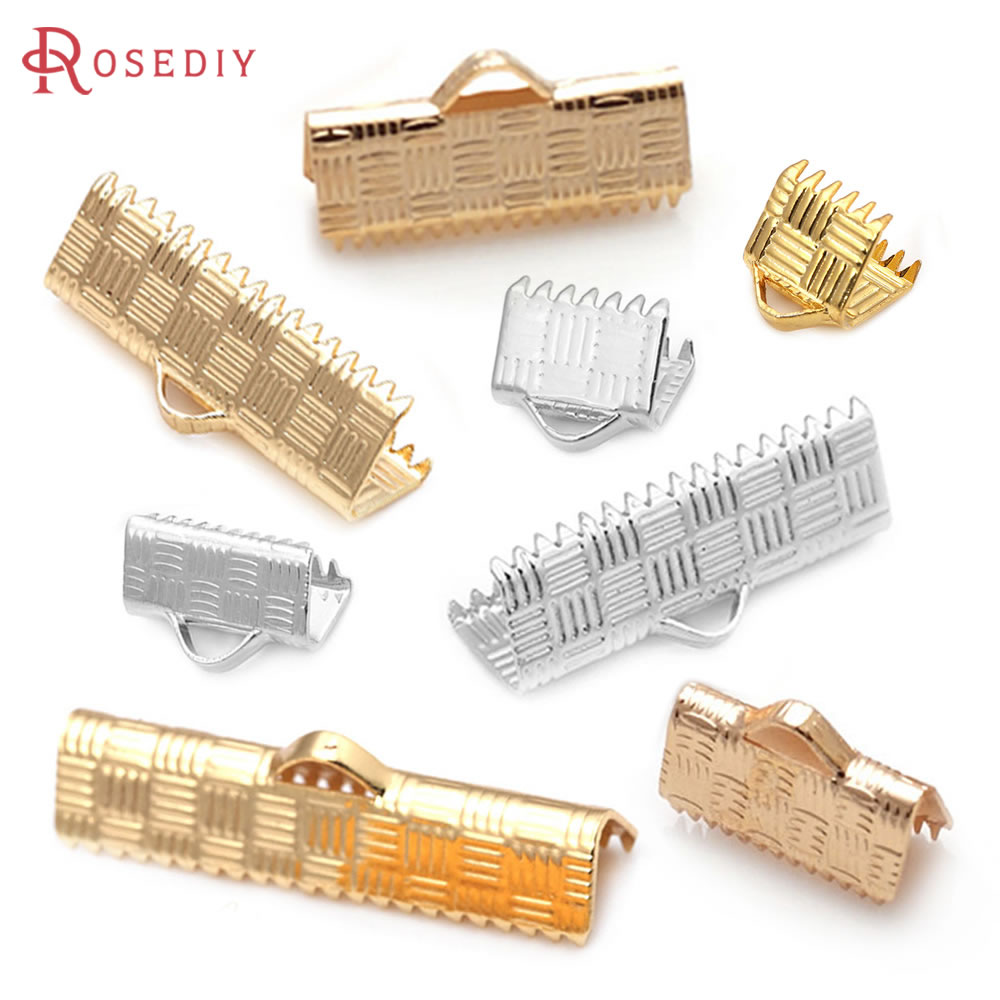 Hi Tech Accessories - 18K Gold Color RopeBracelet Ends Fastener