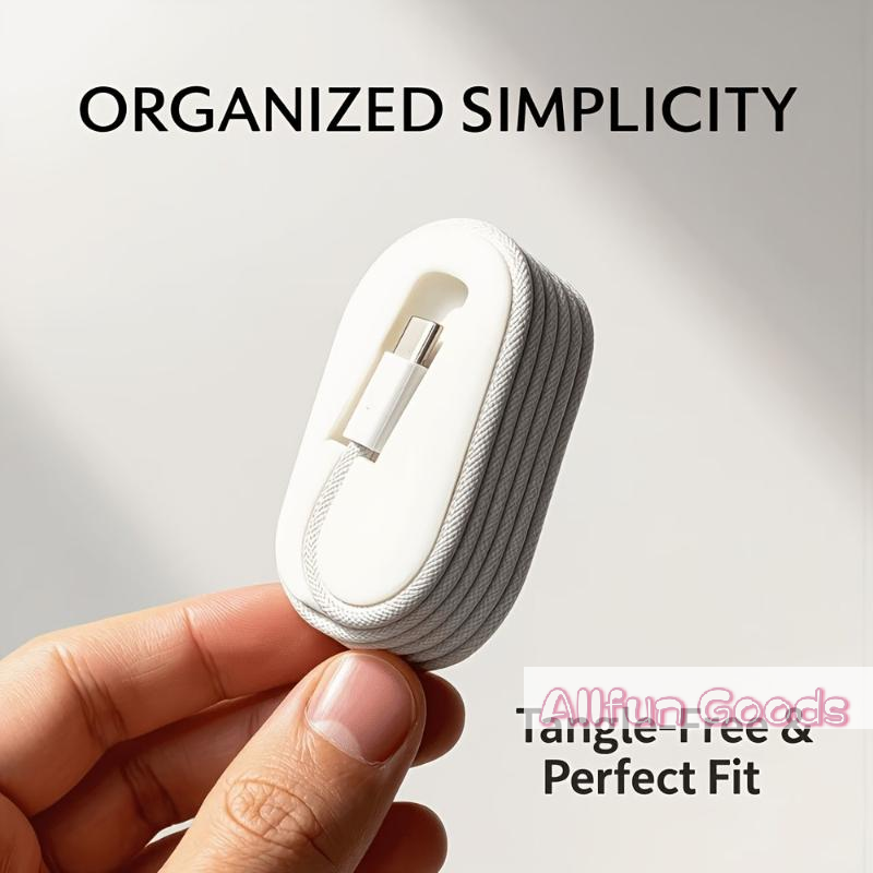 Travel Cable Organizer - [TG835]Portable Cable Winder Organizer Desktop Cable