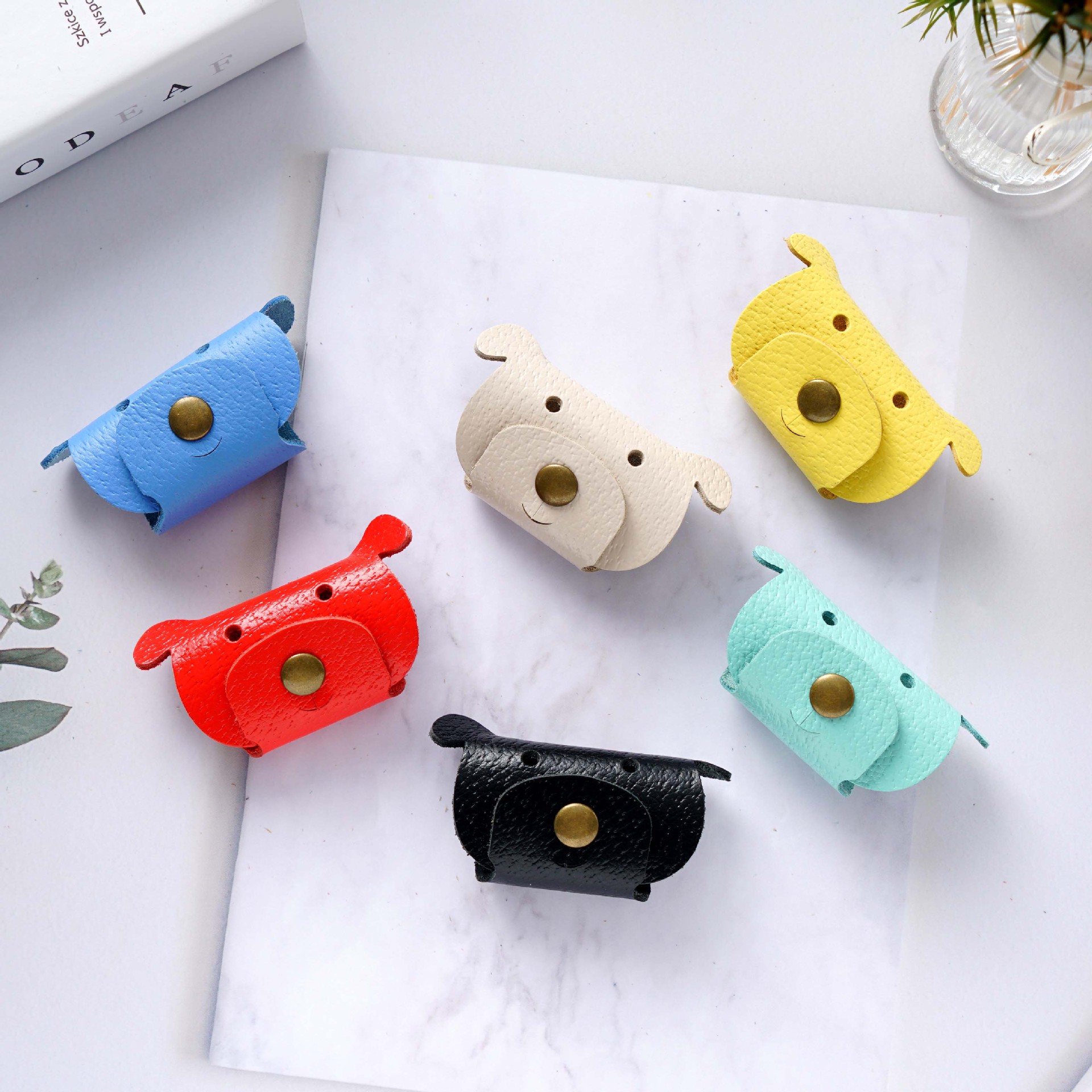 Faux Leather Anti‑Loss Cable O - Travel Cable Organizer ulasan dan harga