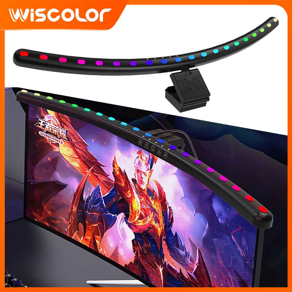 Setup RGBIC Monitor Light Bar  - Tech Table Accessories ulasan dan harga