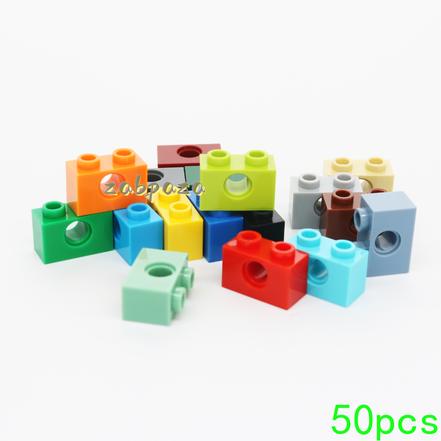 50PCS MOC 3700 1x2 With Hole B - Tech Accessories Gifts ulasan dan harga