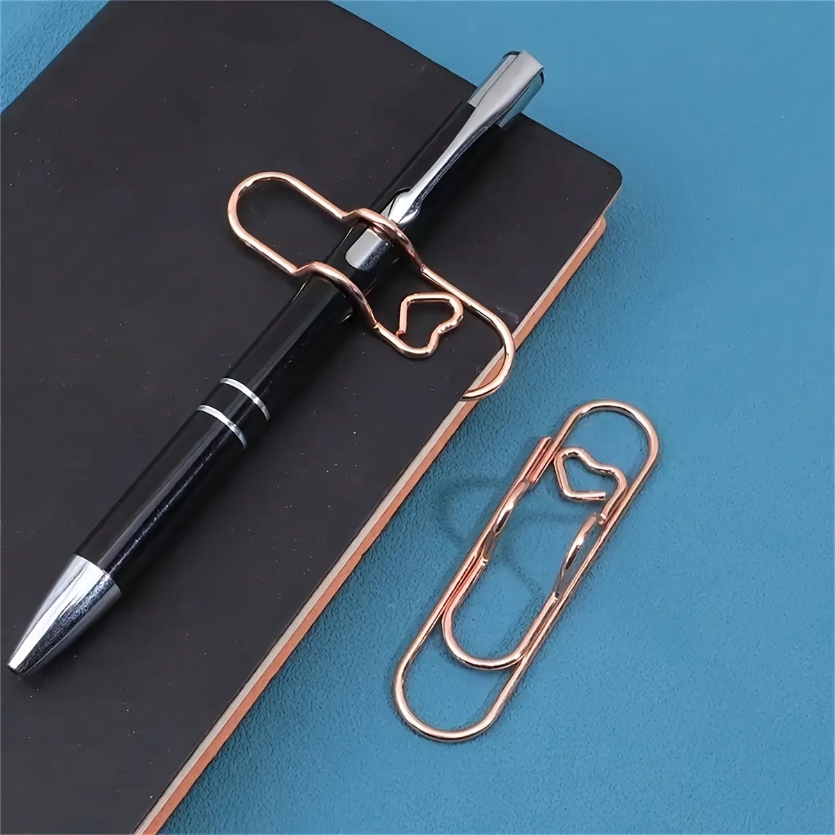 3Pcs Multi‑Color Metal Pen Cli - Tech Accessories For Office ulasan dan harga