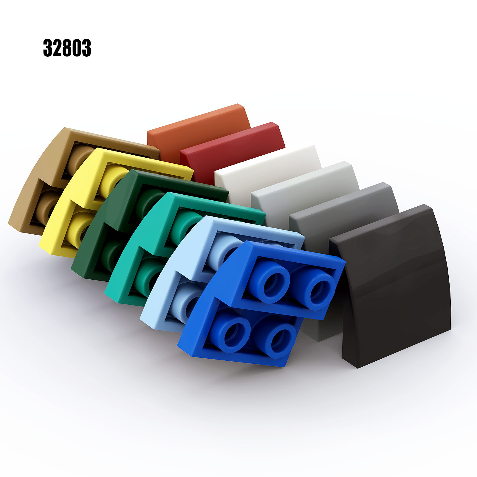 50pcs MOC Bricks 32803 2x2 Rev - Tech Accessories Gifts ulasan dan harga