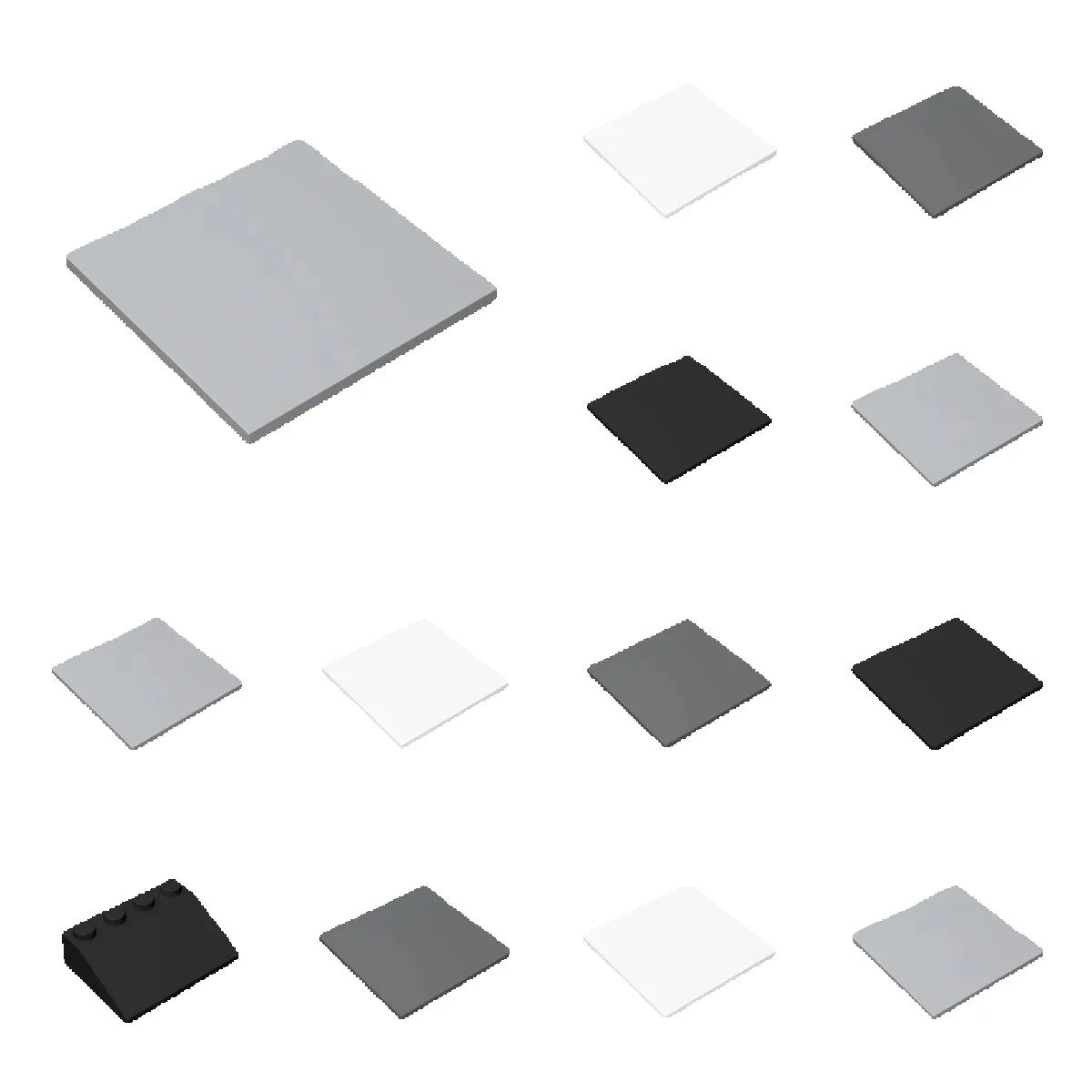 10pcs 10202 Flat Tile 6x6 High - Tech Accessories Gifts ulasan dan harga