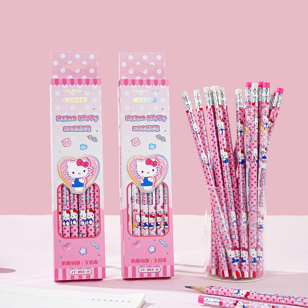 12Pcs Genuine Sanrio Hello Kit - Tech Accessories For Office ulasan dan harga