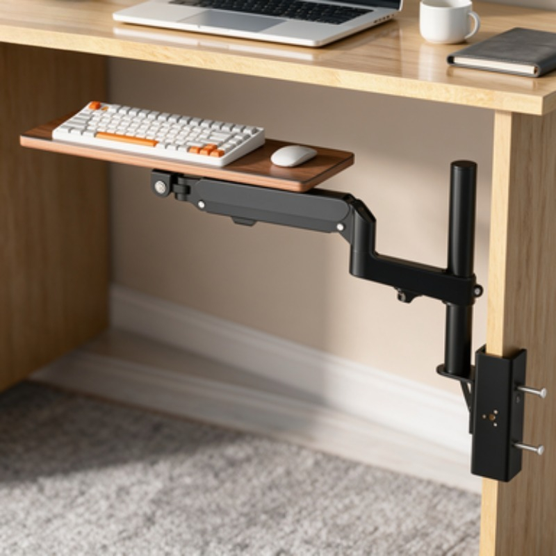Save Space Under Desk Keyboard - Tech Table Accessories ulasan dan harga