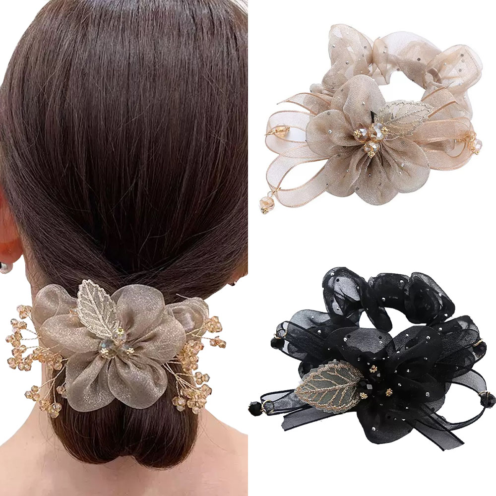Flower Hair Ties Fashionable A - Hi Tech Accessories ulasan dan harga