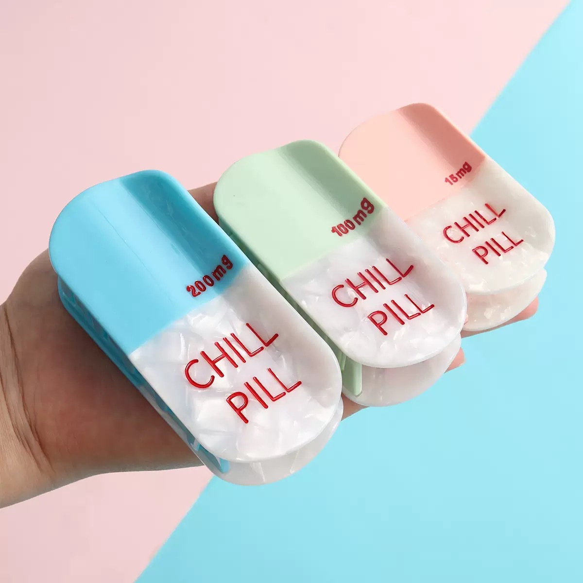 Color Block Pill Heart Medical - Hi Tech Accessories ulasan dan harga