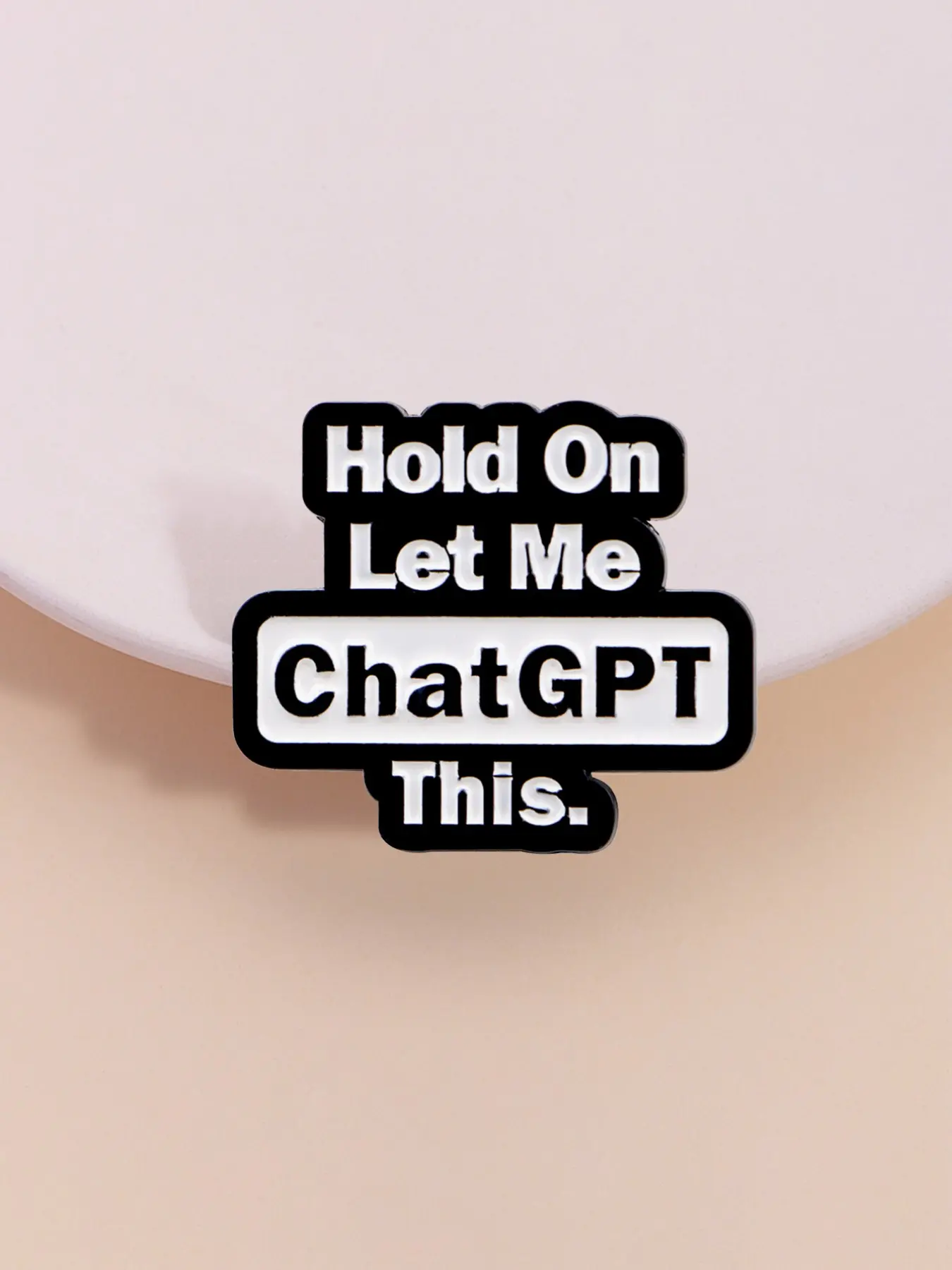Chatgpt Enamel Pin Emblem Logo - Tech Accessories For Students ulasan dan harga