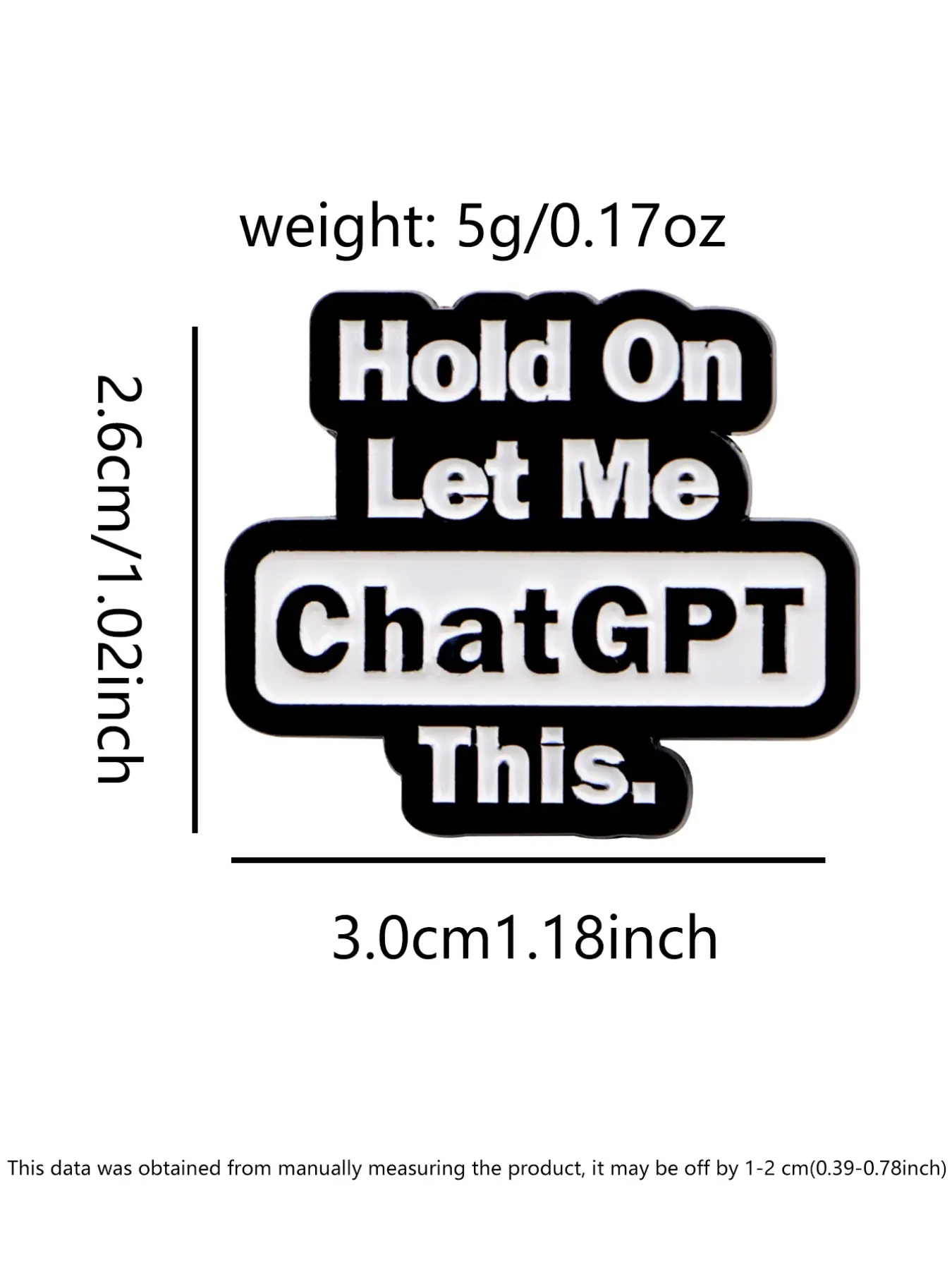 Chatgpt Enamel Pin Emblem Logo - Tech Accessories For Students ulasan dan harga