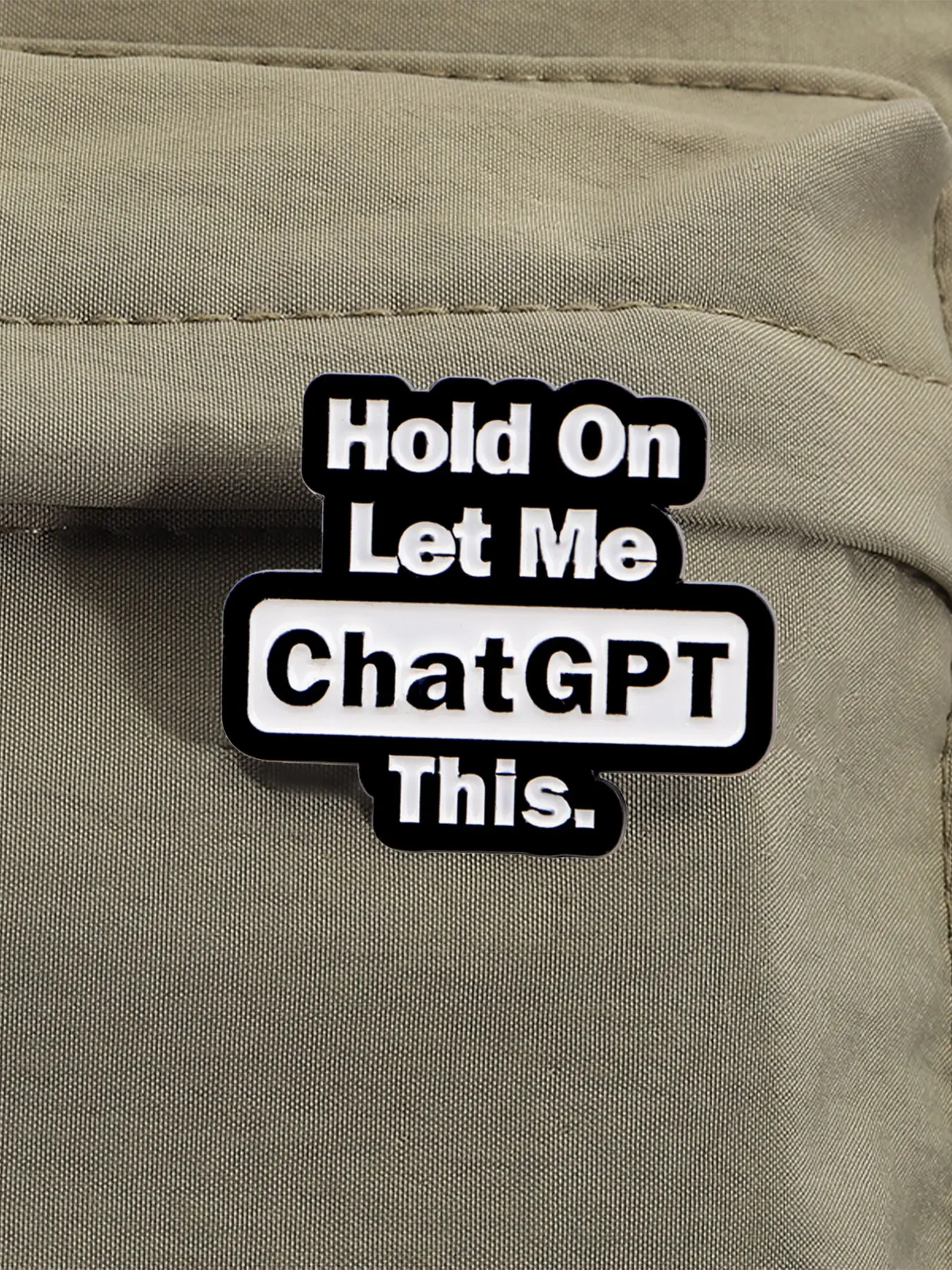 Chatgpt Enamel Pin Emblem Logo - Tech Accessories For Students ulasan dan harga