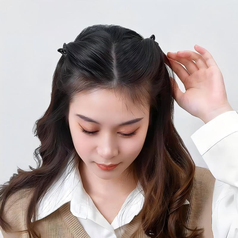 Black Rhinestone Wave Clip Wom - Hi Tech Accessories ulasan dan harga