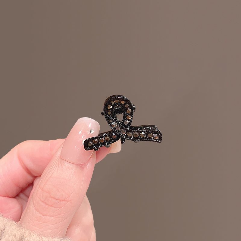 Black Rhinestone Wave Clip Wom - Hi Tech Accessories ulasan dan harga
