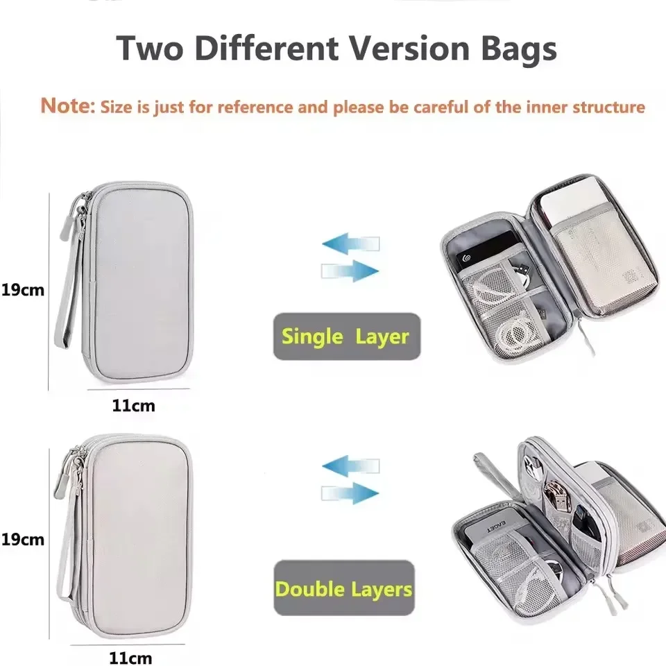 Travel Cable Bag Portable Digi - Travel Cable Organizer ulasan dan harga