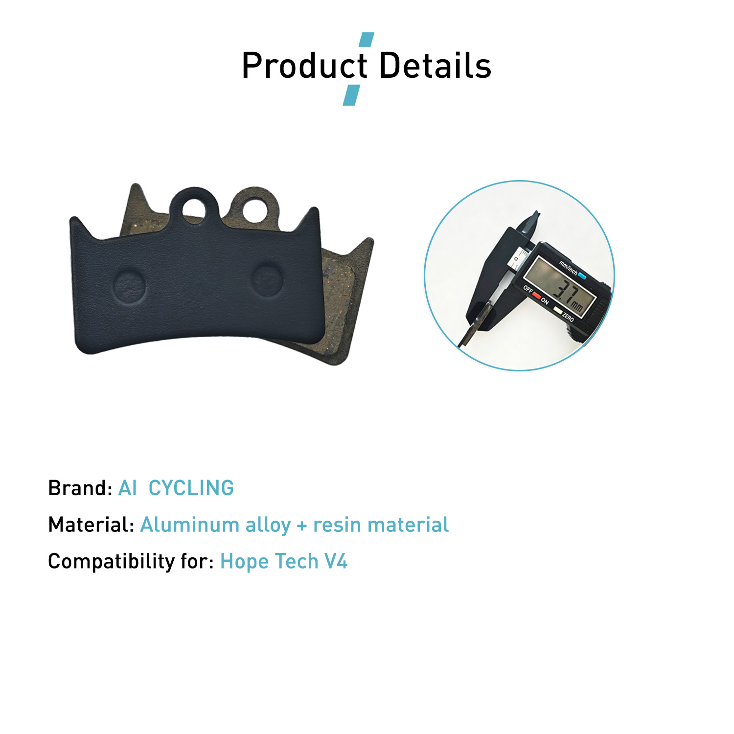 4 Pairs Bicycle Disc Brake Pad - Tech Bike Accessories ulasan dan harga