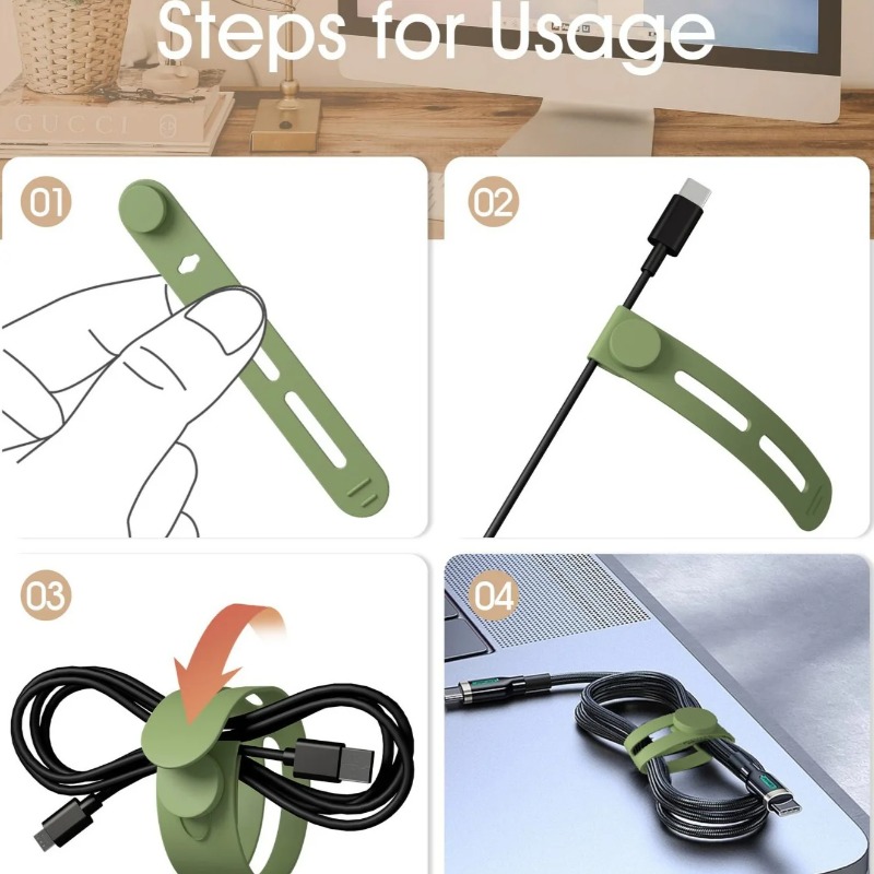 5/10pcs, Portable cable organi - Travel Cable Organizer ulasan dan harga