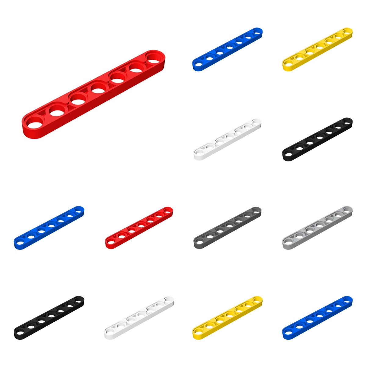50pcs 32065 Liftarm Thin 1 x 7 - Tech Accessories Gifts ulasan dan harga