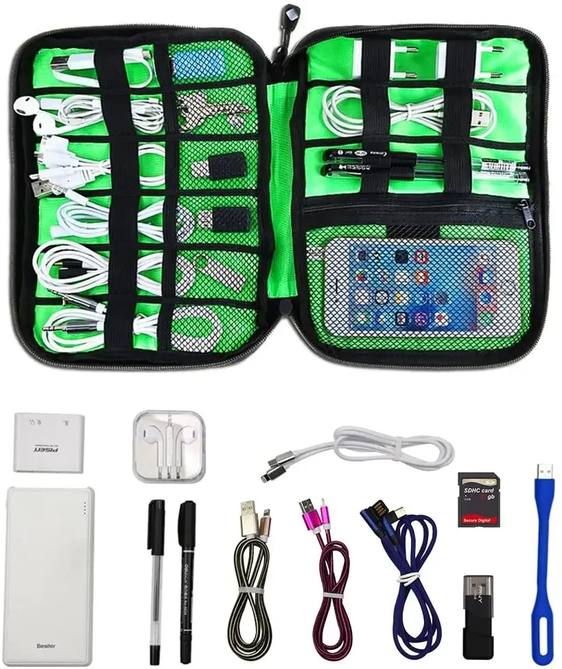 Cable Organizer Storage Bags S - Travel Cable Organizer ulasan dan harga