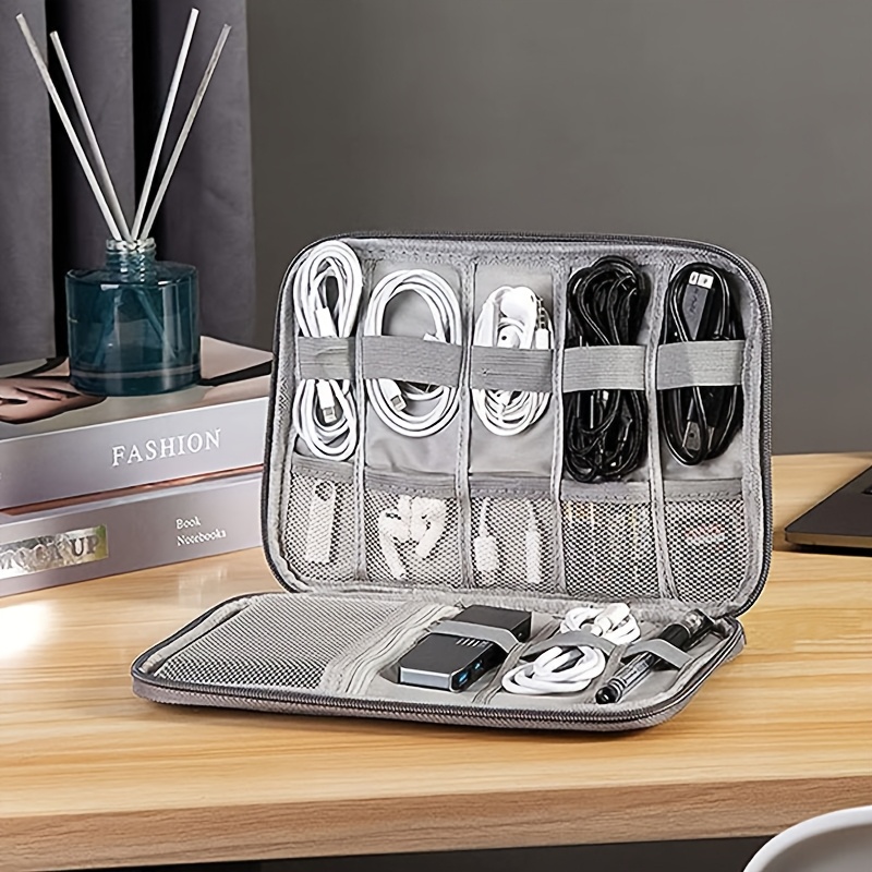 Travel Cable Organizer Bag Por - Travel Cable Organizer ulasan dan harga