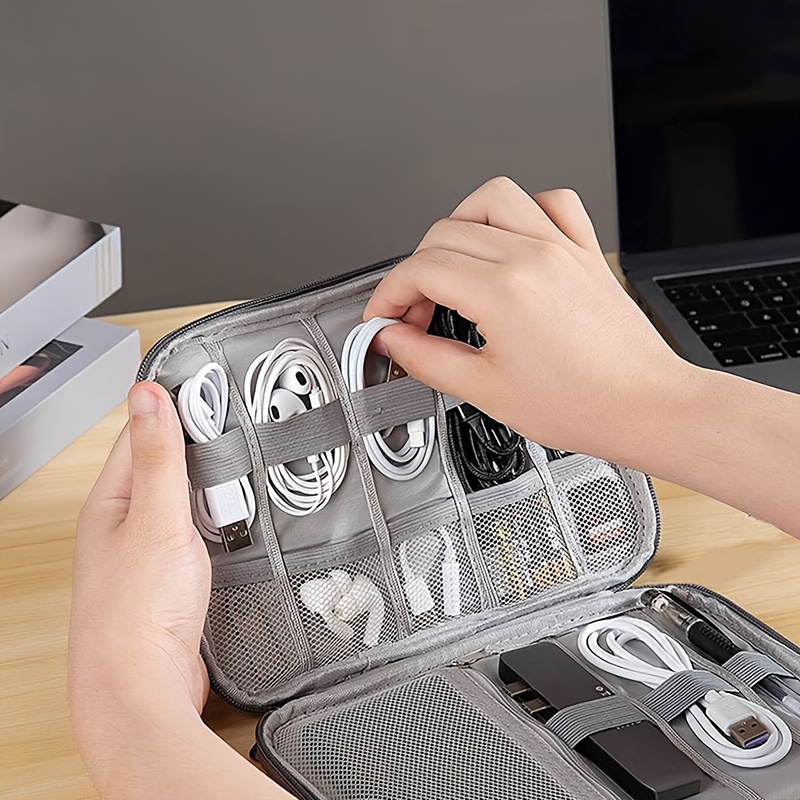 Travel Cable Organizer Bag Por - Travel Cable Organizer ulasan dan harga